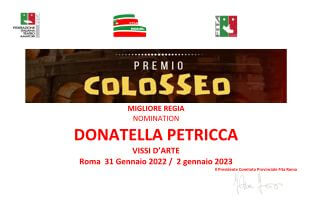 Attestato della Nomination al Premio Colosseo